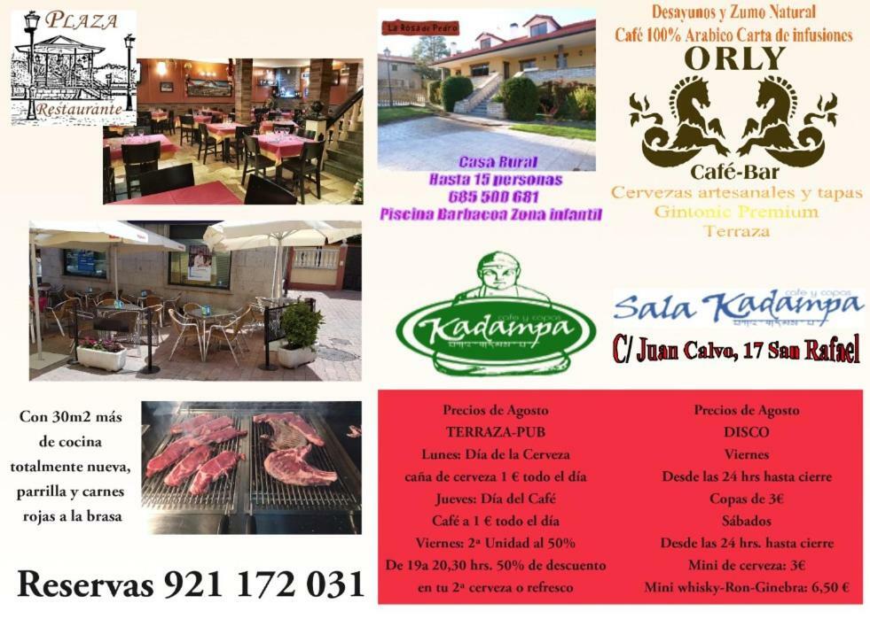 אל אספינאר Hostal Plaza מראה חיצוני תמונה